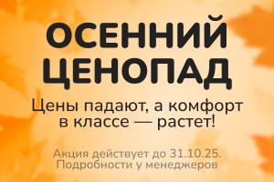 Осенний ценопад!